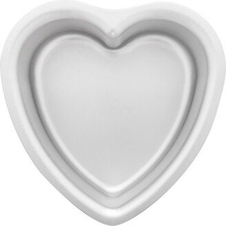 Fat Daddio's PHT-63 Anodized Aluminum Heart Cake Pan, , Silver