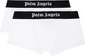 Two-Pack White Boxers-AB