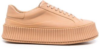 Platform-Sole Low-Top Sneakers-AA