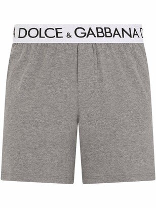 Logo-Waistband Boxer Shorts-AB