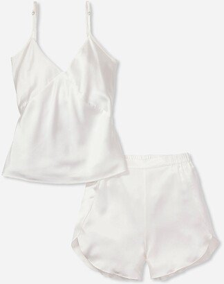 Petite Plume™ women's silk short set