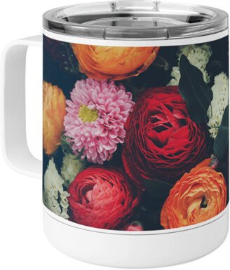 Travel Mugs: Autumn Bouquet Stainless Steel Mug, 10Oz, Multicolor