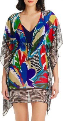 The Mix Chiffon Cover-Up Caftan