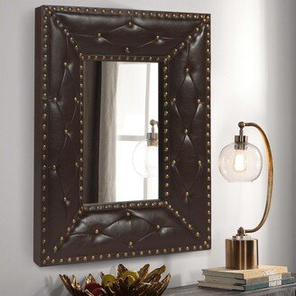 Rectangle Rivet Decorative Wall Hanging Mirror