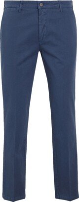 Organic Cotton Slim-fit Chino Pants Navy Blue-AA