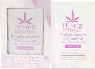 Aromabody Blueberry Lavender and Chamomile Herbal Relaxing Bath Salts For Unisex 2 x 1 oz Bath Salt