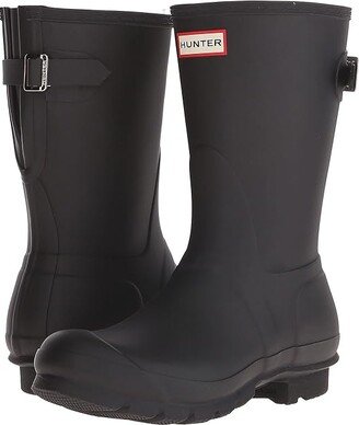 Short Back Adjustable Rain Boots (Black) Women's Rain Boots