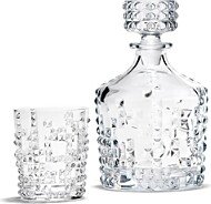 Punk Whiskey Decanter and Double Old Fashioned Set