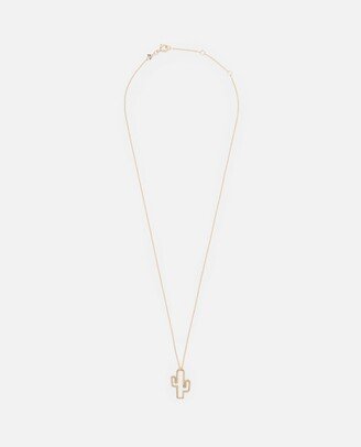 Cactus Yello Gold Necklace