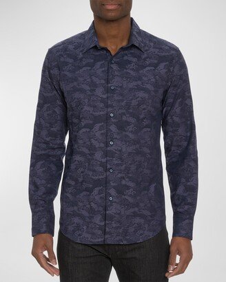 Men's Junk Yard Jacquard Sport Shirt