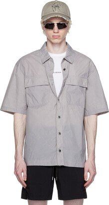 Gray Plaque Shirt