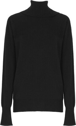 Turtleneck Long-Sleeved Sweater-AB