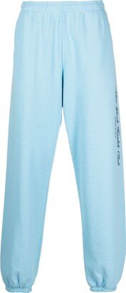 Logo-Print Cotton Track Trousers-AB