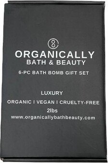 Organically Bath & Beauty Bath Bomb Gift Set - 6pc