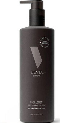 BEVEL Men's Body Lotion with Shea Butter, Argan Oil, Vitamin B3 and Vitamin E - 16oz