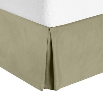 Nestl Luxury Pleated Twin Size 14 inch Drop Bed Skirt