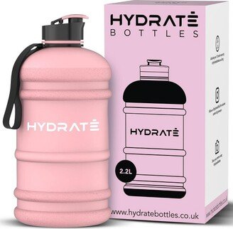 HYDRATE 74oz Jug Half Gallon Water Bottle, XL, Matte Pink