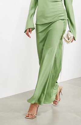 EDITION Satin Maxi Skirt