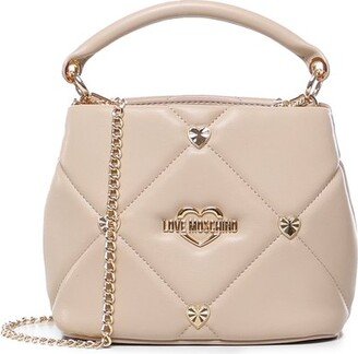 Chain-Linked Quilted Mini Tote Bag-AA