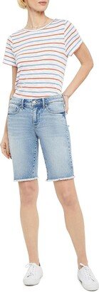 Womens Denim Boyfriend Denim Shorts