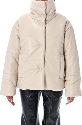 High-Neck Puffer Jacket-AG