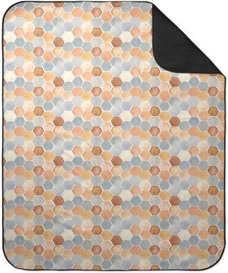 Picnic Blankets: Hexagon - Warm Picnic Blanket, Multicolor