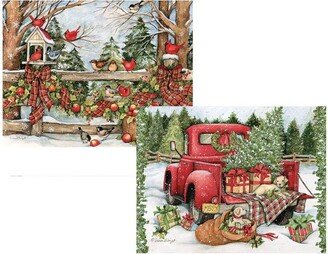 18ct Christmas Journey Holiday Boxed Cards