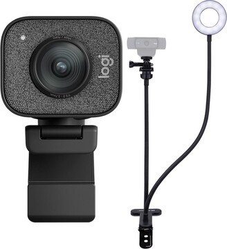 Streamcam Plus Webcam With Tripod (Graphite) And Knox Gear Webcam Stand