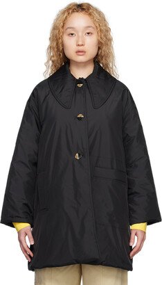 Black Oversized Reversible Coat