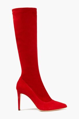 Suede knee boots-AA