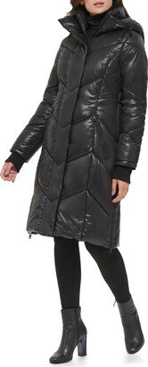 Cire Chevron Puffer Jacket