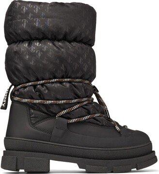 Monogram-Print Snow Boots