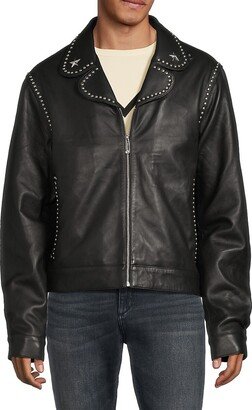 Heroin Studded Leather Jacket