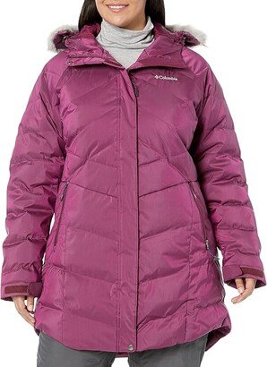 Plus Size Lay D Down II Mid Jacket (Marionberry Sheen) Women's Coat
