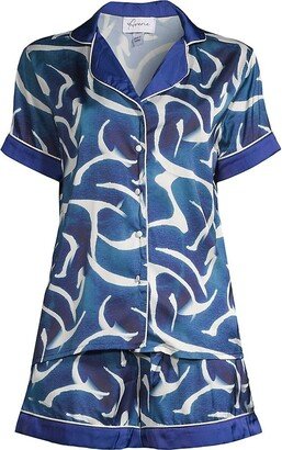 Averie Sleep Thea Hamu Print Short Pajama Set