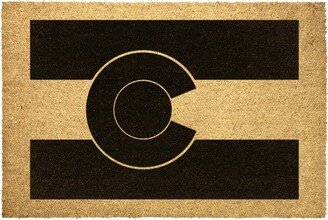 Colorado Flag Doormat State Circles Outdoor Rug Gift For Coloradan Door Mat Front Porch Decor Housewarming Home Christmas