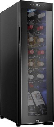 Freestanding Wine Refrigerator, 14 Bottle Wine Cooler