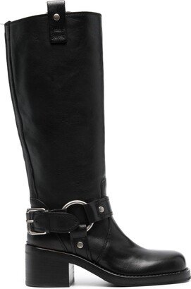 Scorpio 60mm leather boots
