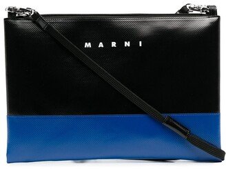 Two-Tone Clutch Bag