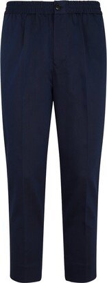 Tapered-Leg Trousers-BL