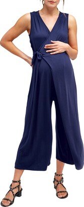 Francesca Wide Leg Maternity/Nursing Jumpsuit