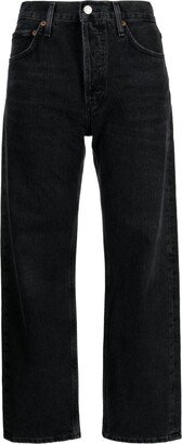 Parker dark-wash cropped jeans