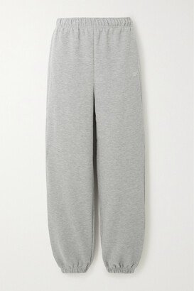 Accolade Cotton-blend Jersey Track Pants - Gray