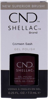 Shellac Nail Color - Crimson Sash by for Women - 0.25 oz Nail Polish