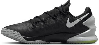 Men's Force Zoom Trout 8 Turf Baseball Shoes in Black