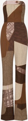 Patchwork Corset Jumpsuit