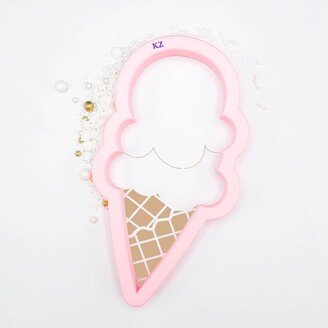 Fast Shipping Double Scoop Ice Cream Cone Cutter & Stencil Set, Cookie