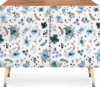 Ninola Design Birds Tree Classic Cottage Made-to-Order Credenza Cabinet