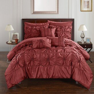 10-Piece Grantfield Bed-In-A-Bag Brick Comforter Set