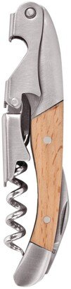 True Brands Timber Double Hinged Waiter's Corkscrew